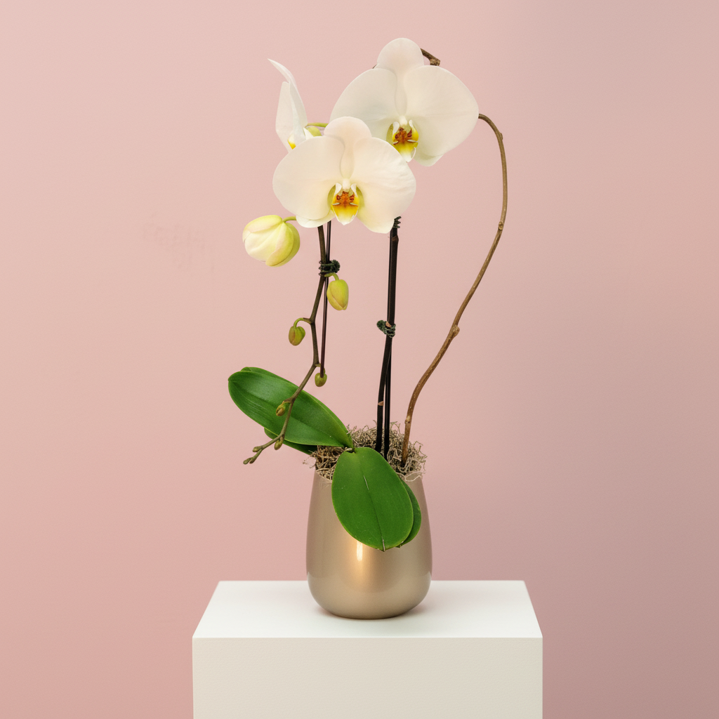 White Phalaenopsis Orchid