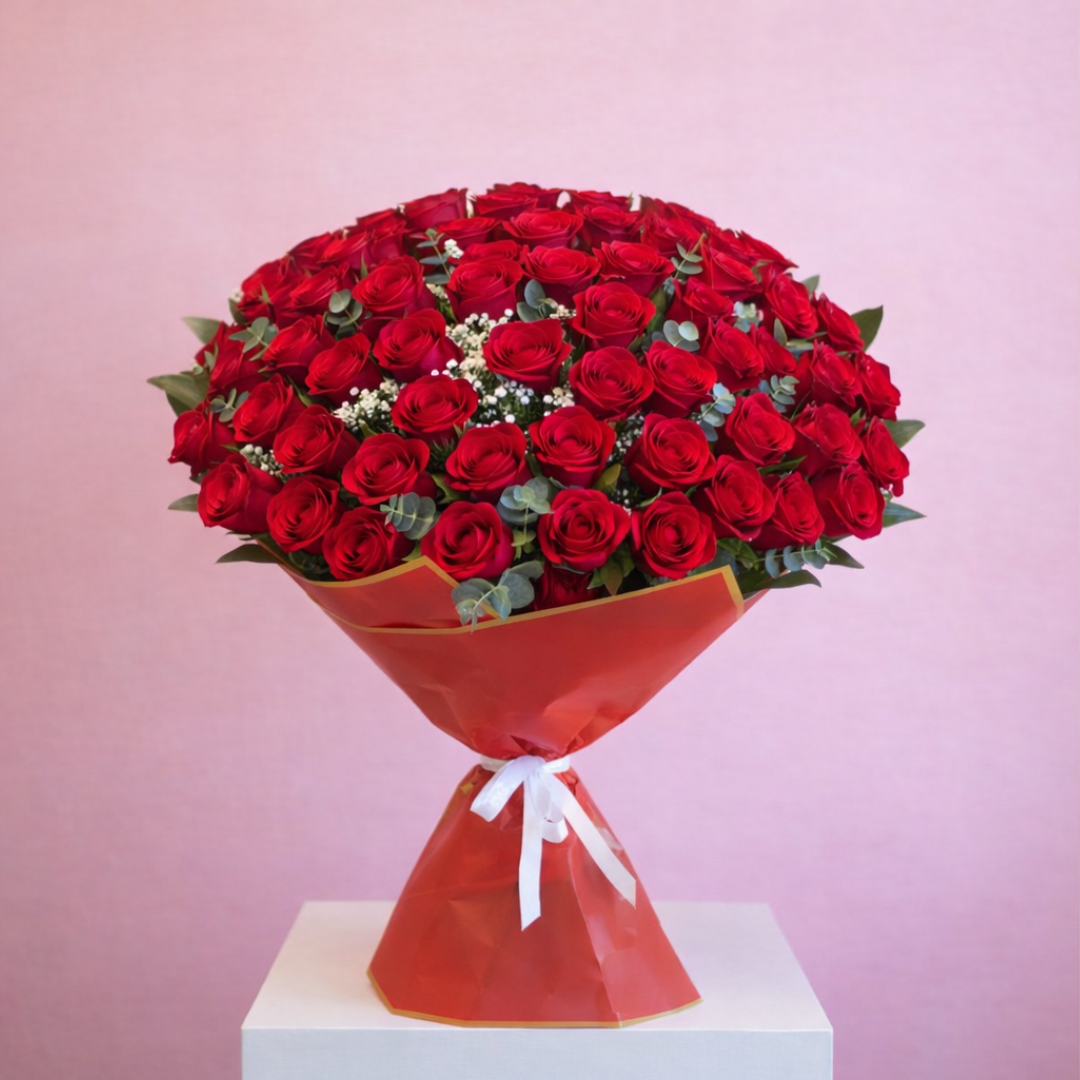 Classic Luxury Long Stem Red Roses
