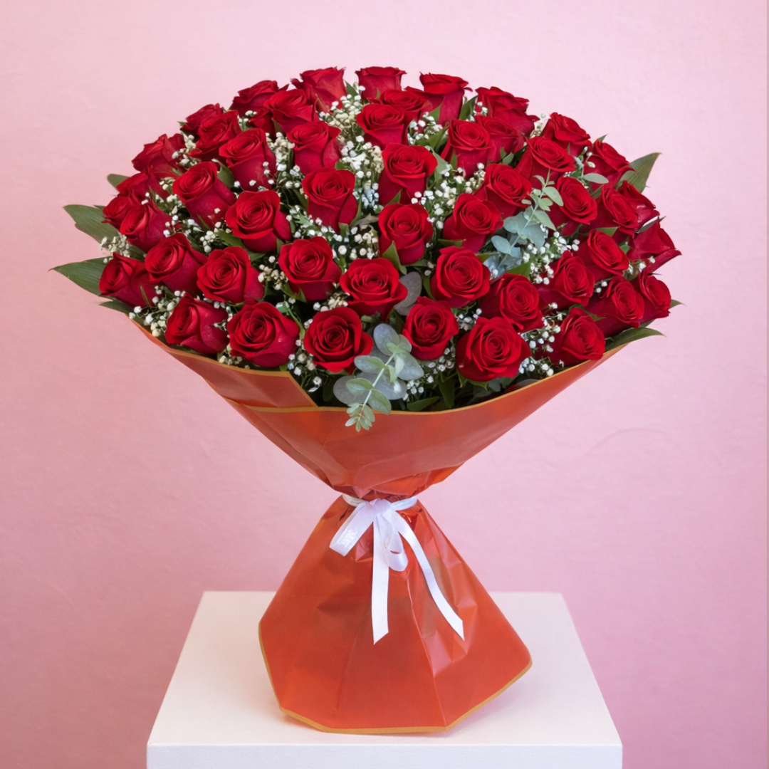 Classic Luxury Long Stem Red Roses