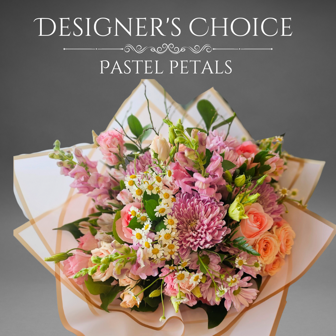 Pastel Petals Luxury Handtied Bouquet