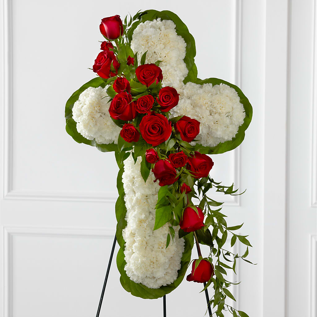 Floral Cross Easel – ALANA'S FLOWERS & GIFTS, Etobicoke ON