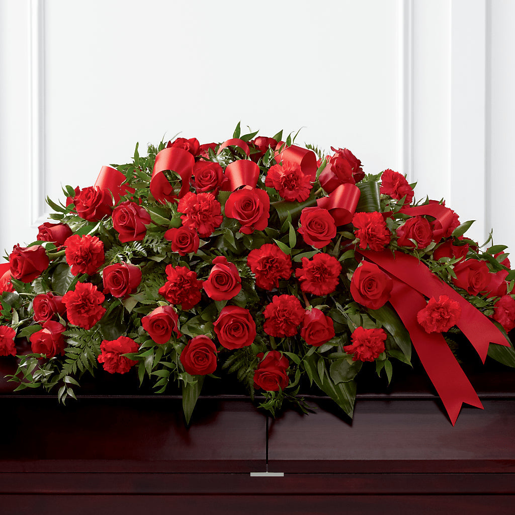 Tribute of Life Casket Spray – ALANA'S FLOWERS & GIFTS, Etobicoke ON