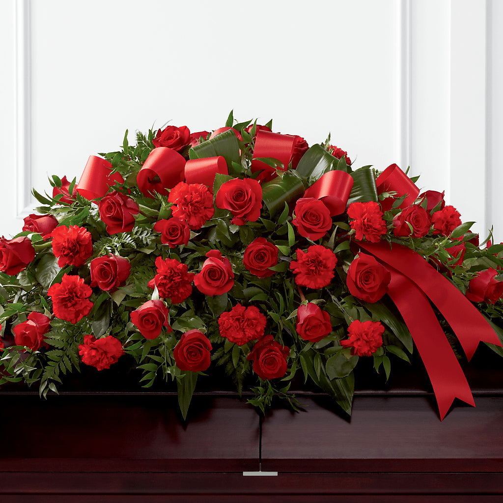 Tribute of Life Casket Spray – ALANA'S FLOWERS & GIFTS, Etobicoke ON