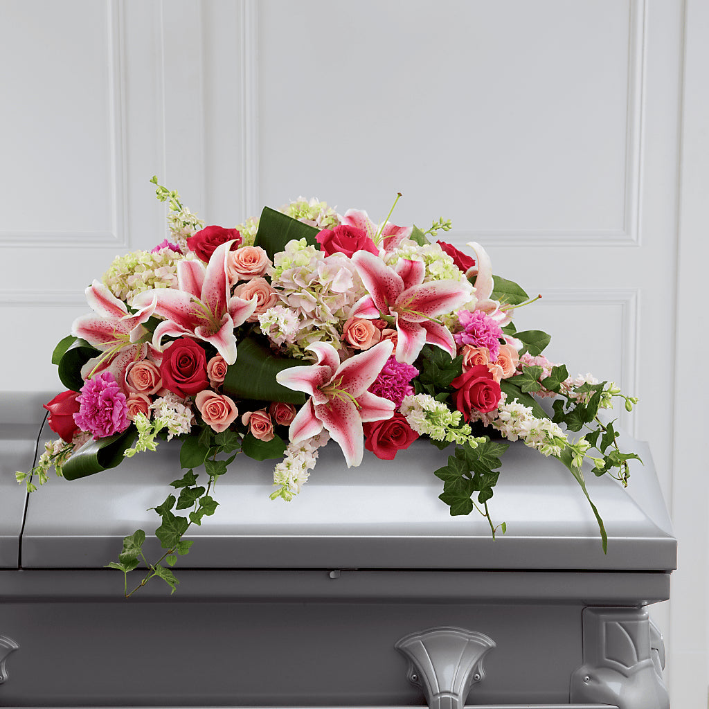 Splendid Grace Casket Spray – ALANA'S FLOWERS & GIFTS, Etobicoke ON