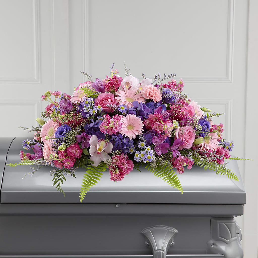 Glorious Garden Casket Spray – ALANA'S FLOWERS & GIFTS, Etobicoke ON