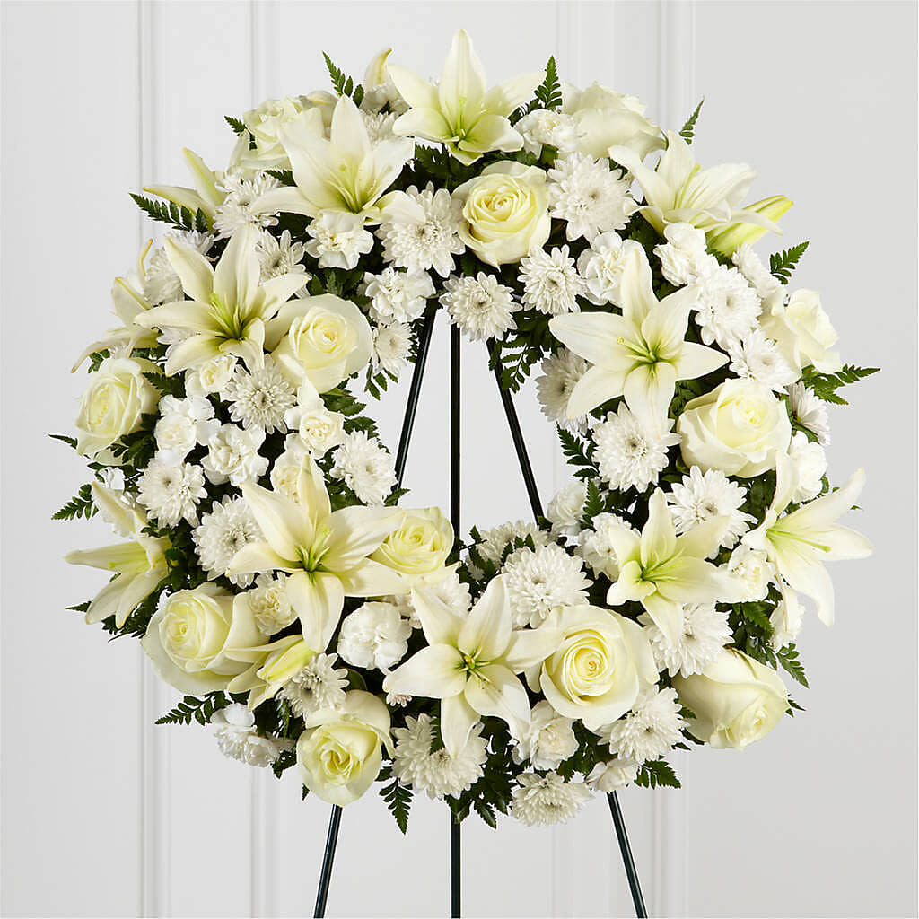 Treasured Tribute Wreath – ALANA'S FLOWERS & GIFTS, Etobicoke ON