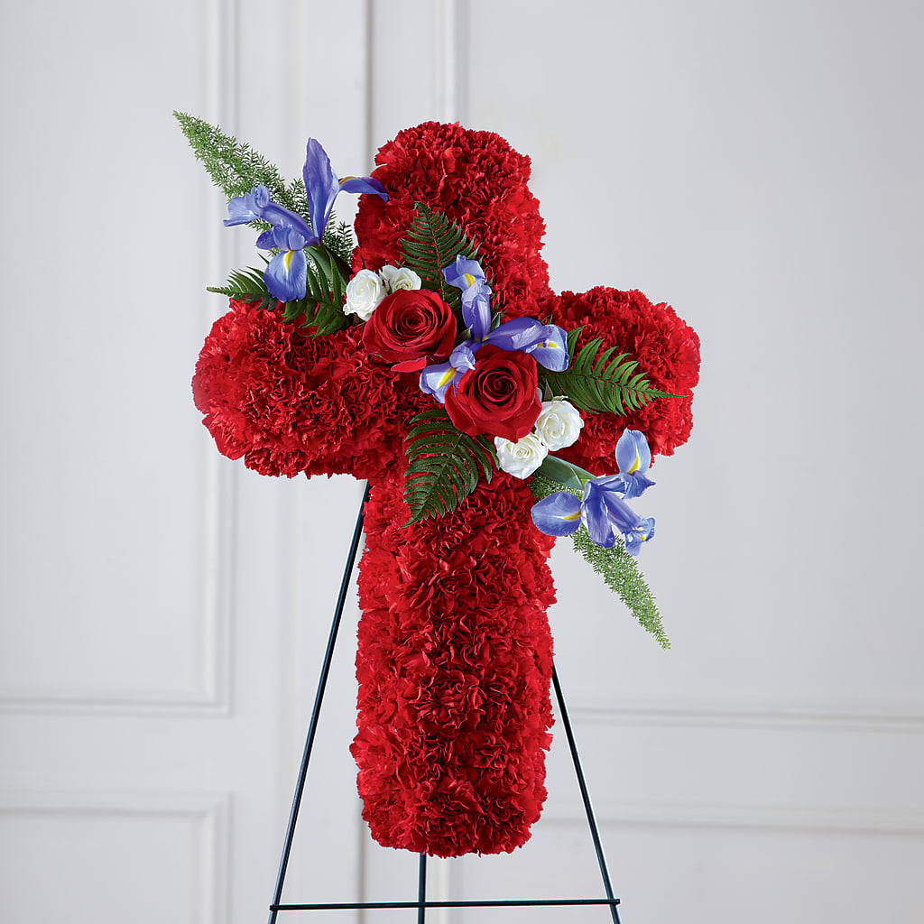 Faithful Hero Floral Cross – ALANA'S FLOWERS & GIFTS, Etobicoke ON
