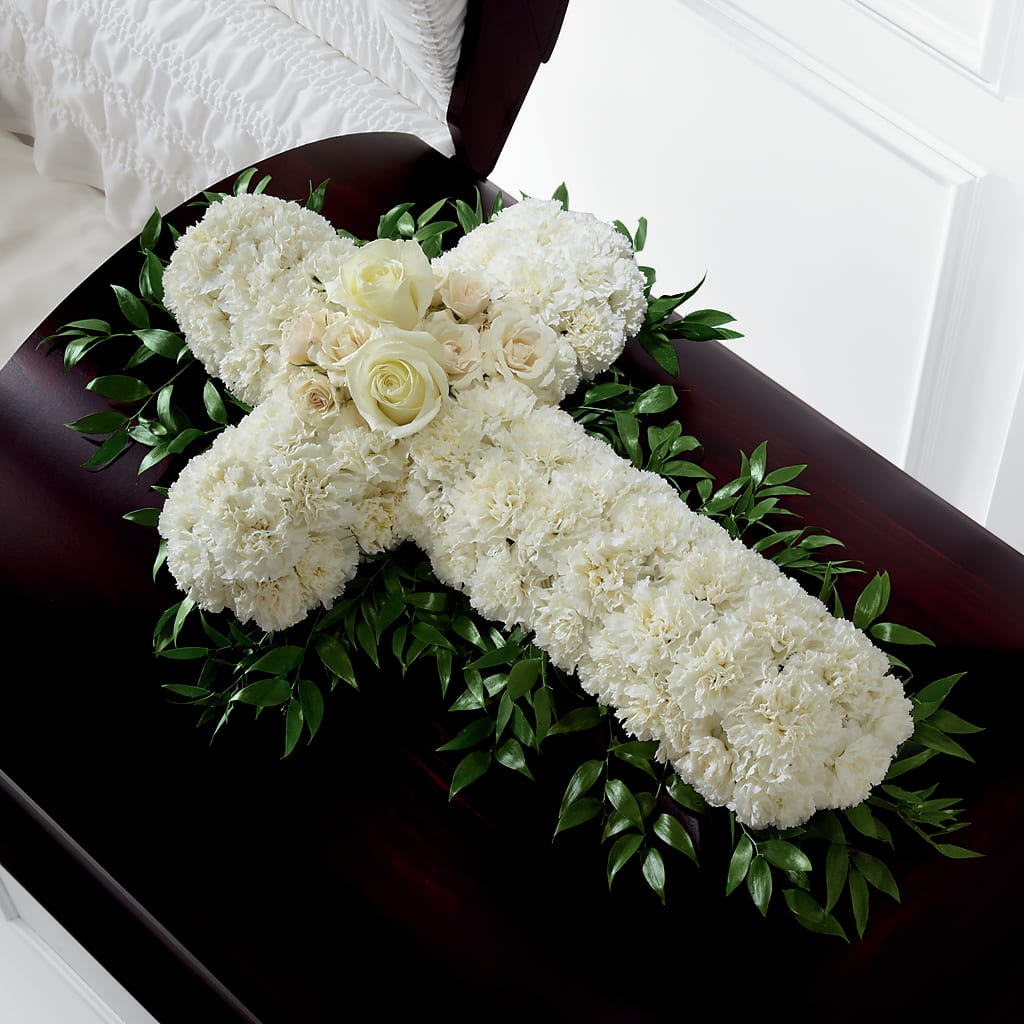 Peaceful Memories Casket Spray (Standard) – ALANA'S FLOWERS & GIFTS, Etobicoke ON