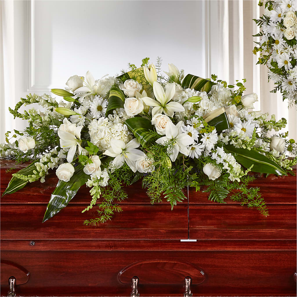 Abundance Casket Spray – ALANA'S FLOWERS & GIFTS, Etobicoke ON