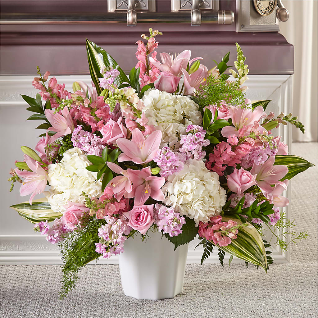 Simply Serene Floor Basket – ALANA'S FLOWERS & GIFTS, Etobicoke ON