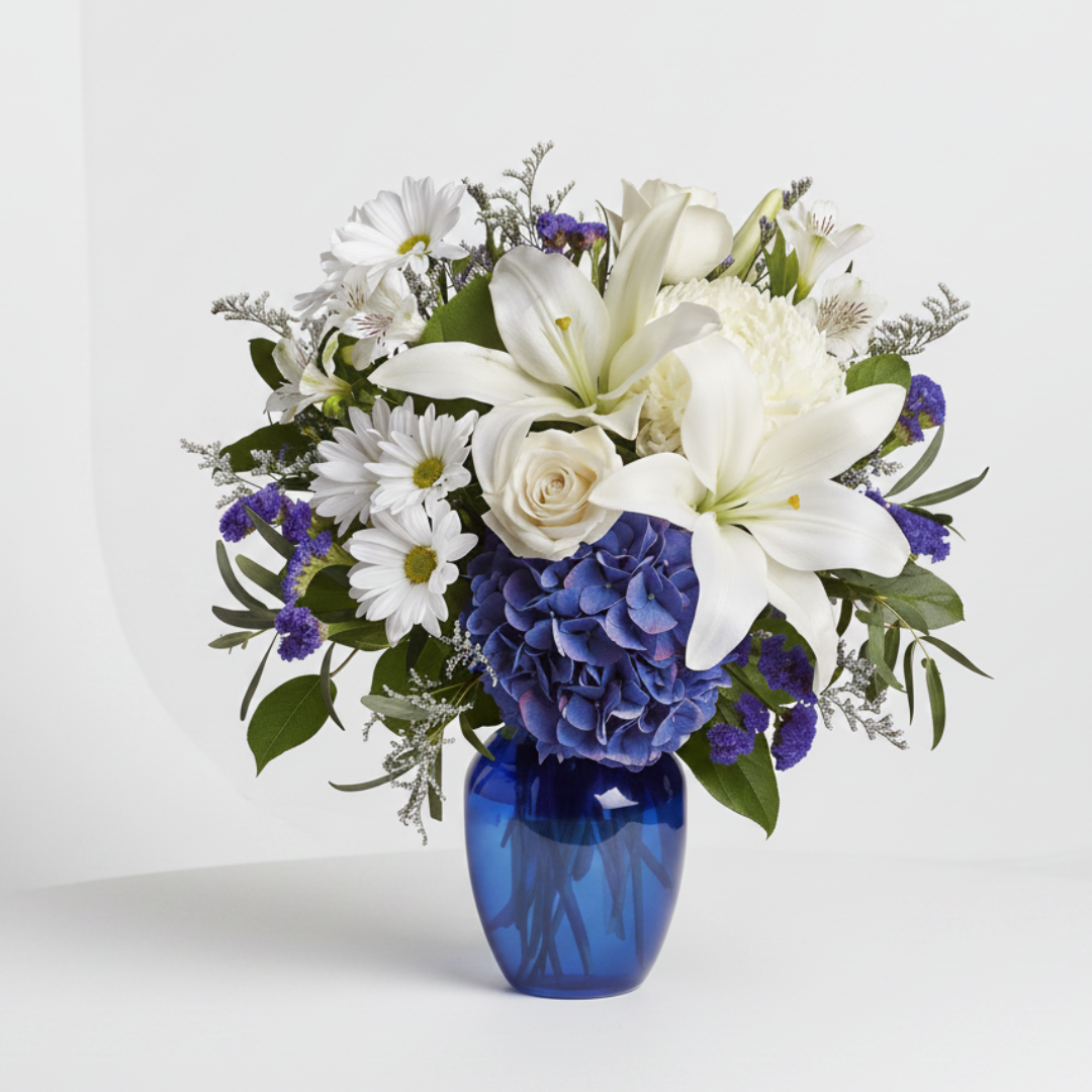 Beautiful in Blue – ALANA'S FLOWERS & GIFTS, Etobicoke ON