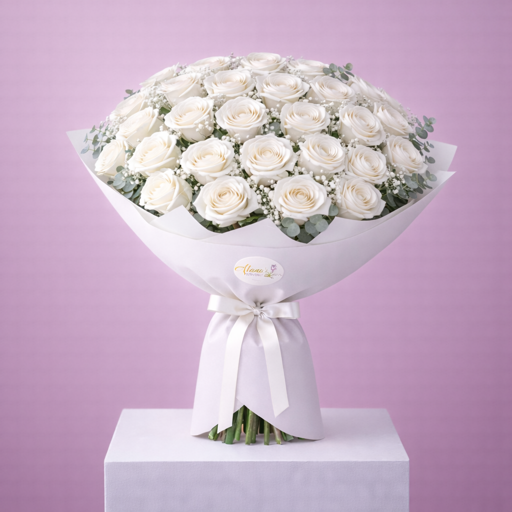 Classic Luxury Long Stem Playa Blanca Roses