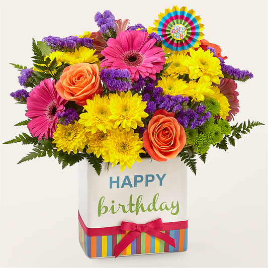 Birthday Brights Bouquet – ALANA'S FLOWERS & GIFTS, Etobicoke ON
