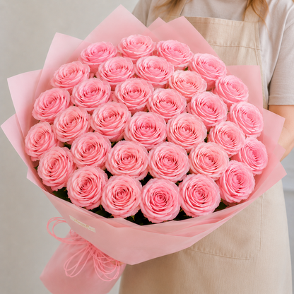 Simply Pink Long Stem Roses