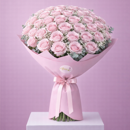 Classic Luxury Long Stem Blush Roses