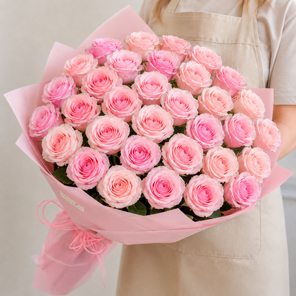 Simply Pink Long Stem Roses