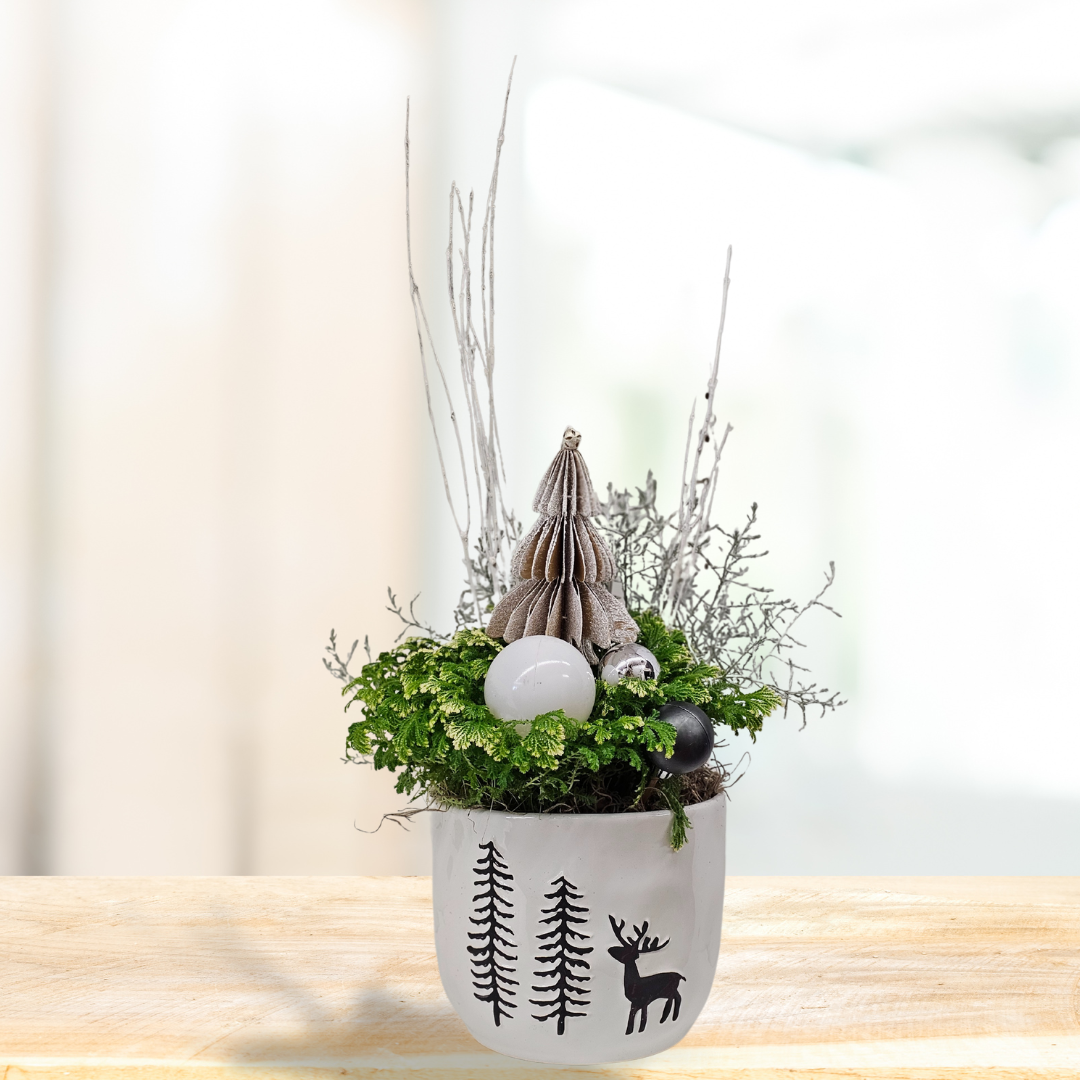 White Woods Planter