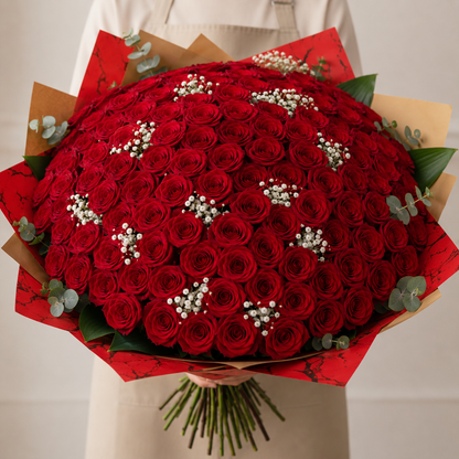 Classic Luxury Long Stem Red Roses