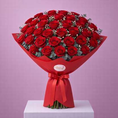 Classic Luxury Long-Stem Red Roses