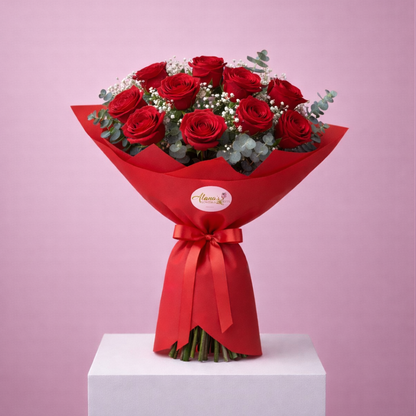 Classic Luxury Long-Stem Red Roses