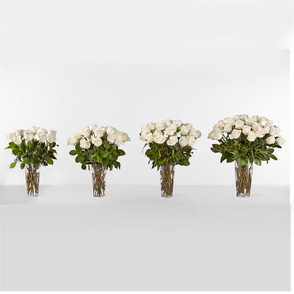 Long Stem White Rose Bouquet – ALANA'S FLOWERS & GIFTS, Etobicoke ON