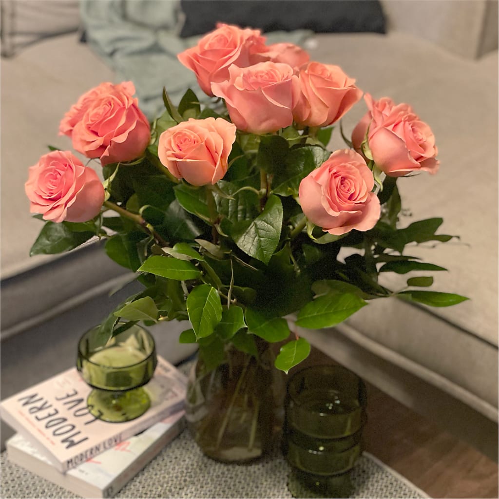 Long Stem Pink Rose Bouquet – ALANA'S FLOWERS & GIFTS, Etobicoke ON