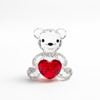 Crystal Heart Bear – ALANA'S FLOWERS & GIFTS, Etobicoke ON