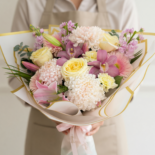 Golden Blush Hand-Tied