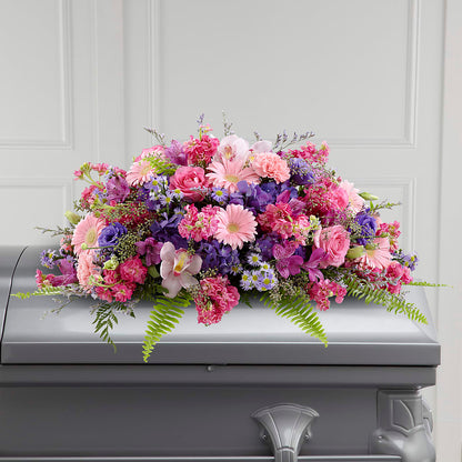 Glorious Garden Casket Spray – ALANA'S FLOWERS & GIFTS, Etobicoke ON