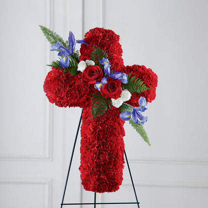 Faithful Hero Floral Cross – ALANA'S FLOWERS & GIFTS, Etobicoke ON