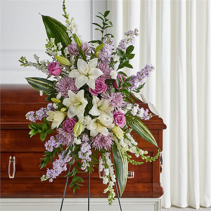 Grateful Hearts Standing Spray – ALANA'S FLOWERS & GIFTS, Etobicoke ON