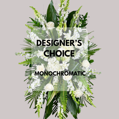 Designer's Choice – Monochromatic Standing Spray